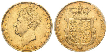 United Kingdom, George IV, 1828 Sovereign