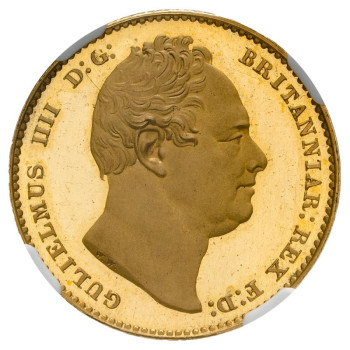 United Kingdom, William IV, 1831 Proof Sovereign