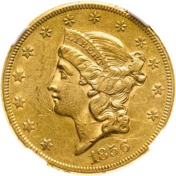 United States, 1856 $20 Double Eagle, Philadelphia